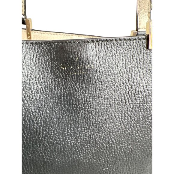 Kate Spade Black Leather Studded Tote Bag - Picture 2 of 8